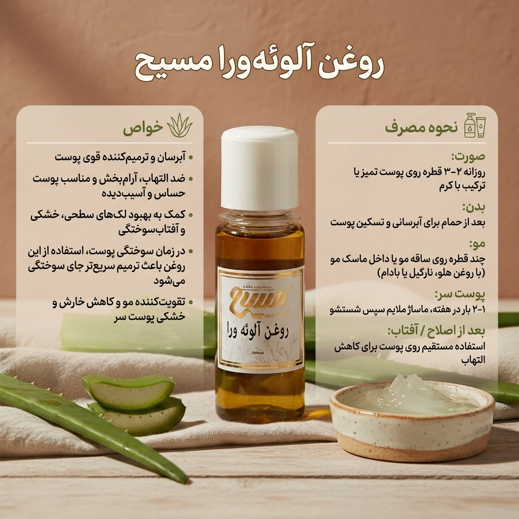 روغن آلوئه ورا